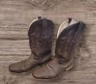 Circle G Western Boots Mens Leather Embroidery Square Toe Brown Size 13 D. 
