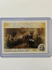 2006 Topps Declaration of Independence #TN Thomas Nelson Jr. NM/Mint - Picture 1 of 2