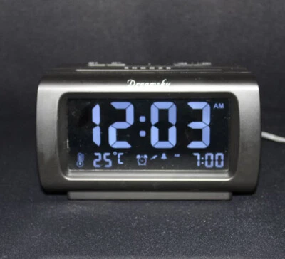 DreamSky Decent Alarm Clock Radio with FM Radio USB Port for Charging 1.2 Inch - Image 1 of 4