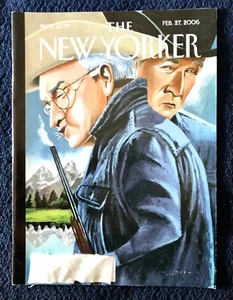 New Yorker (Feb. 27, 2006) Bush-Cheney “Brokeback Mountain” Parody - Near Mint! - Picture 1 of 6