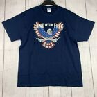 Land Of The Free Home Of The Brave Xl Gildan Casual T-Shirt Blue Mens