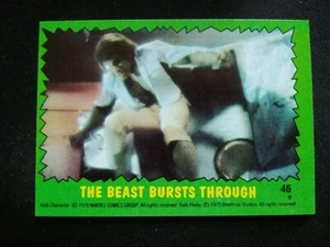 1979 Topps Incredible Hulk Card # 46 The Beast Bursts Through (EX) - Picture 1 of 3
