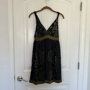 Mini Vestido de Cóctel Hale Bob 'Oli' de Seda y Encaje con Cuentas Talla XS - Imagen 1 de 8