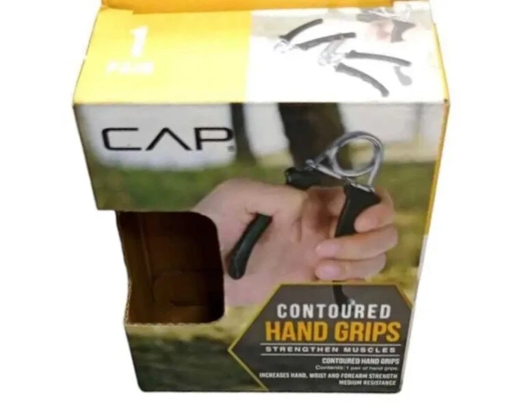 Empuñaduras de fortalecimiento muscular contorneadas CAP Foto 1 de 3