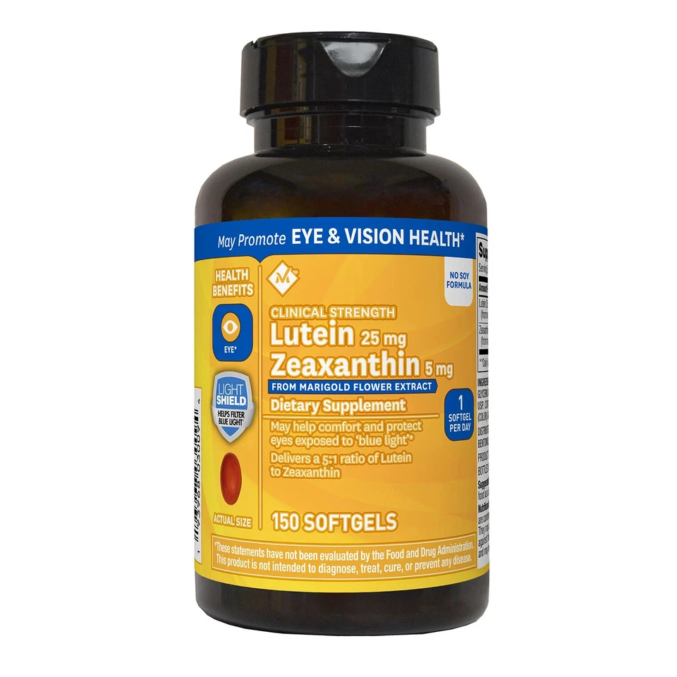 Member's Mark Lutein 25mg Zeaxanthin 5mg (150 ct.) - Image 1 of 4