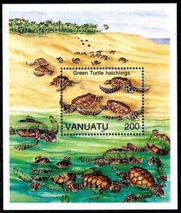 Vanuatu 581, montado sin montar o nunca montado, vida marina, tortuga. s9093 - Imagen 1 de 1