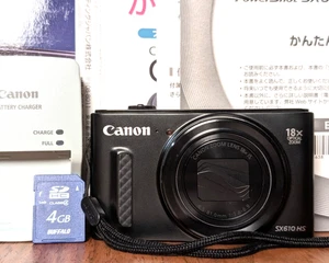 Canon Powershot SX610 HS Compact Digital Camera Zoom 18x  Black Works in English - Picture 1 of 14