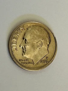 1986-P Roosevelt Dime BU - Picture 1 of 2