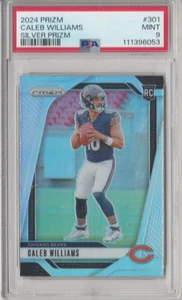 Fútbol americano Panini Prizm 2024 Caleb Williams Silver Prizm RC #301 PSA 9 - Imagen 1 de 2