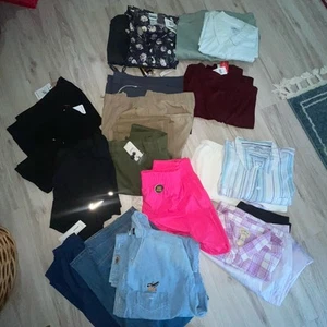 Lote Talla Grande Grandes Revendedores Lote Mujeres’s Camisas Pantalones Jeans Pantalones Cortos 2X XXL 20-22 - Imagen 1 de 20