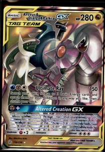 Pokemon TCG - Arceus & Dialga & Palkia GX Ultra Rare SM - Kosmische Finsternis 156/236 - Bild 1 von 2