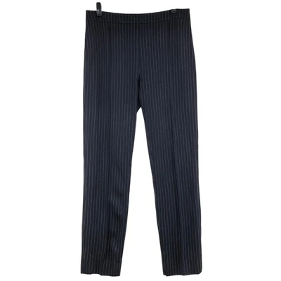 Pantalones Max Mara para mujer talla 42 EE. UU. 12 a rayas elásticos viscosa jersey cremallera lateral Foto 1 de 4