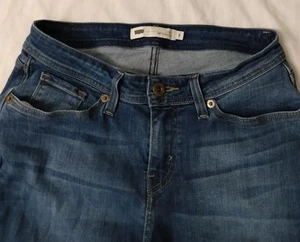 JEANS DONNA LEVIS 529 SKINNY GAMBA CURVY TAGLIA 8 COTONE SPANDEX - Foto 1 di 5