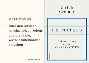 Über den Anstand... von Axel Hacke + Heimatlos von Ulrich Greiner. 2er Set! - Bild 1 von 5