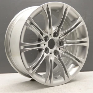 BMW 5 SERIES M SPORT MV2 E60 E61 18" ALLOY WHEEL 8J SILVER 8036947 GENUINE X1 - Picture 1 of 15