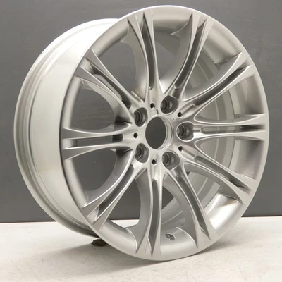 BMW 5 SERIES M SPORT MV2 E60 E61 18" ALLOY WHEEL 8J SILVER 8036947 GENUINE X1 - Image 1 of 4