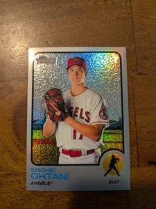2022 Topps Heritage #150 Shohei Ohtani Chrome Silver Refractor #/373 - Picture 1 of 2