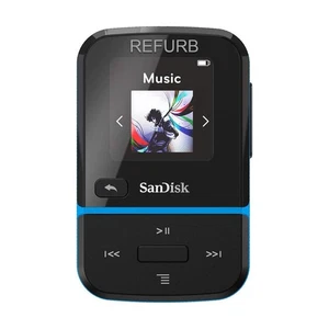 Reproductor de MP3 SanDisk 16 GB Clip Sport Go con radio FM SDMX30-016G-G46B USADO/RFB - Imagen 1 de 16