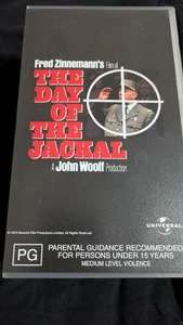 Day Of The Jackal VHS Movie Video Cassette Tape - Picture 1 of 1