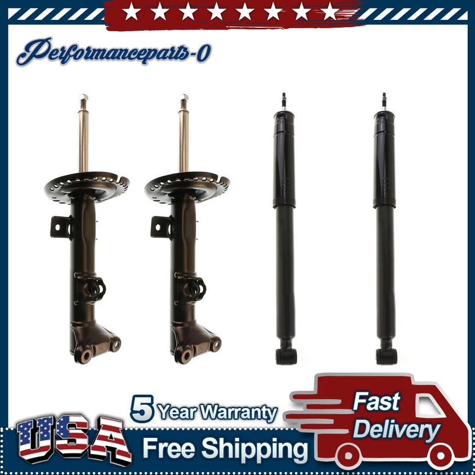 Amortiguadores y puntales delanteros traseros Bilstein para Mercedes-Benz SLK350 2005 2006 2007 Foto 1 de 4