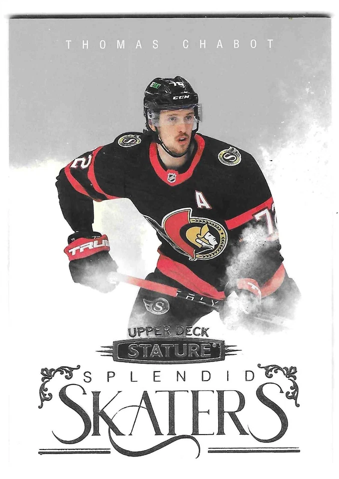 2022/23 UD Stature Thomas Chabot Ottawa Senators Splendid Skaters - Image 1 of 1