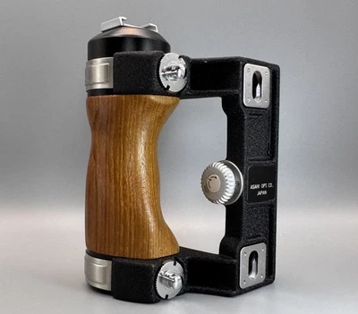 [COMO NUEVO] Empuñadura de zapato caliente de madera Pentax para 6x7 67 67II de JAPÓN Foto 1 de 4