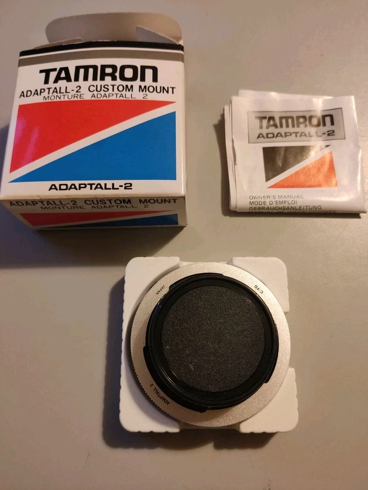 Tamron Adaptall 2 Lens Mount to Canon FD Camera Adapter Silver - Image 1 of 1