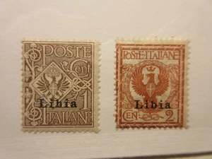 LIBYA, Scott: 1, 2, MINT HINGED, Lot29, Cat $2.80 - Picture 1 of 1