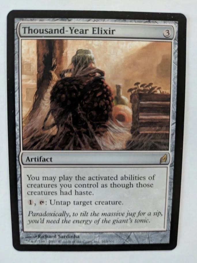 Thousand Year Elixir Lorwyn MTG NM Free shipping with tracking - Image 1 of 2