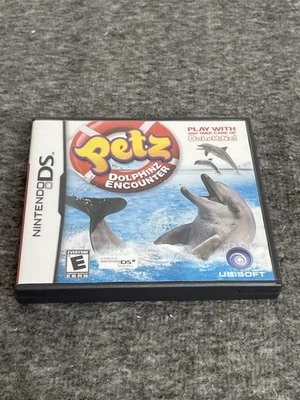 Petz Dolphinz Encounter Nintendo DS Complete Ubisoft Game Case Manual Ocean - Image 1 of 4