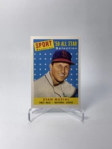 Stan Musial 1991 Topps East Coast National Show 1958 Reprint Promo Card - Bild 1 von 2