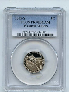 2005 S 5C Western Waters Jefferson Nickel PCGS PR70DCAM - Picture 1 of 1