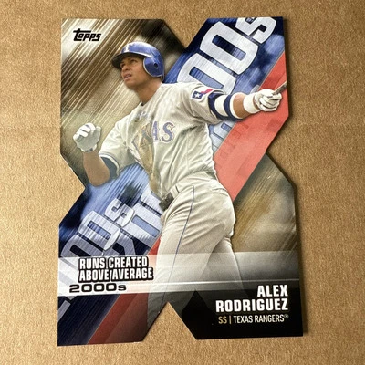 2020 Topps Alex Rodriguez Decade of Dominance Die Cut Parallel 11/50 DOD-13 - Image 1 of 4