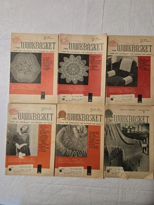 Lot Of 6 Vintage "The Workbasket Magazine Home and Needlecraft" 1959 - Image 1 of 4