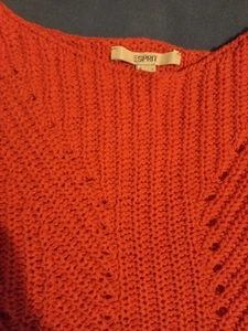 2 Strickpullover ESPRIT Gr. L, Korall & Grün, Neuwertig - Bild 1 von 4