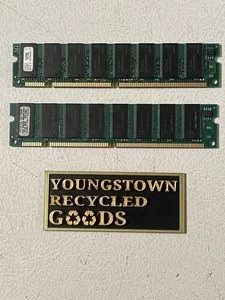 1GB RAM KIT 2 X 512MB PC133 168-PIN SDRAM DESKTOP MEMORY 133MHz NON-ECC DIMM SDR - Picture 1 of 7