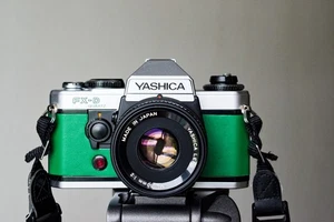 Yashica FX-D + Yashica ML 50mm F2 lens - new light seals - Picture 1 of 12