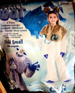 Costume Cali Piede Piccolo Bambino Taglia Piccola 4-6 Halloween - Foto 1 di 1