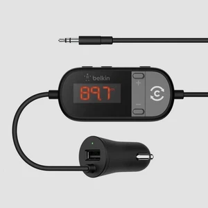 Belkin Connect TuneCast dans la voiture 3,5 mm audio jack vers émetteur FM pour voiture - Photo 1 sur 7