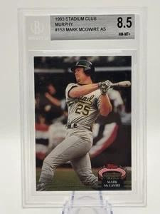 1993 Topps Stadium Club Murphy #153 Mark McGuire All-Star quasi nuovo-mt+ - Foto 1 di 2