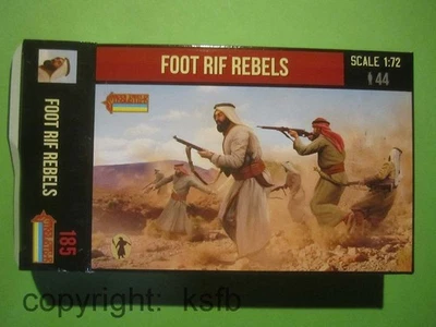 1:72 Strelets #185 Kolonialkrieg Araber zu Fuß Rif Rebellen Wüste Figuren - Bild 1 von 3
