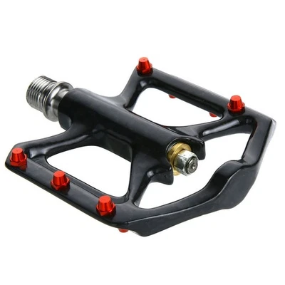 1 pair Carbon Fiber Road Mountain Urban Bike Pedals Bicycle flat Pedal - Image 1 of 4