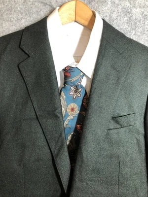 Blazer J Crew Ludlow Para Hombres 36R Verde Super 120s Lana Calce Ajustado Abrigo Deportivo Foto 1 de 4