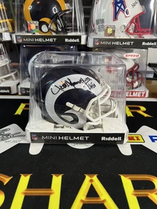 Jack Youngblood - Autographed Inscribed HOF 01 RAMS Mini Helmet Tristar Auto JE - Picture 1 of 3