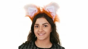 Stirnband Erwachsene Kind braune Fuchsohren fantastisches Tier Herr Fuchs Welttag des Buches  - Bild 1 von 1