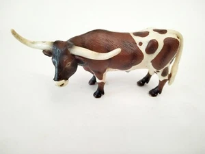 schleich 13275 Bull Brown And White Great Condition. 2003. RETIRED. Very Rare! - Imagen 1 de 9