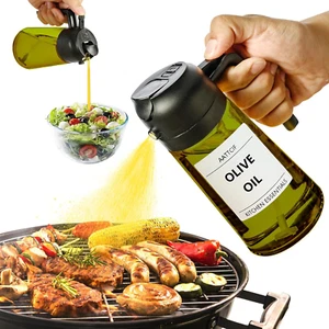 16Oz Olive Oil Dispenser Bottle and Sprayer for Kitchen, BBQ, Baking - Picture 1 of 12