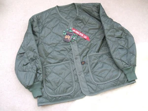Alpha Industries ALS/92 M65 Coat / Jacket Liner , Large , Green , NOS . - Picture 1 of 12