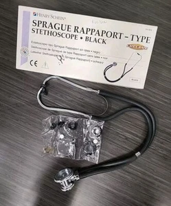Henry Schein Ärzteberuf Sprague Rappaport Stethoskop schwarz, Zubehör - Bild 1 von 6