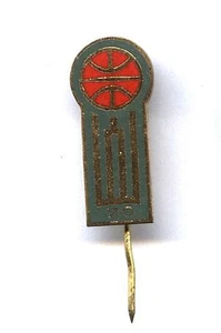 LITHUANIA BASKETBALL FEDERATION pin 70th Anniversary badge - Picture 1 of 1